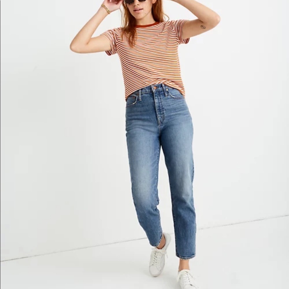 Madewell Tall Classic Straight Jeans Peralta Wash